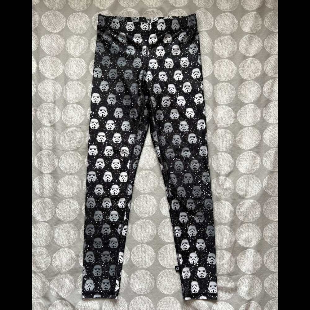 Terez Star Wars Stormtrooper Glitter Leggings Yoga Pants Sz S